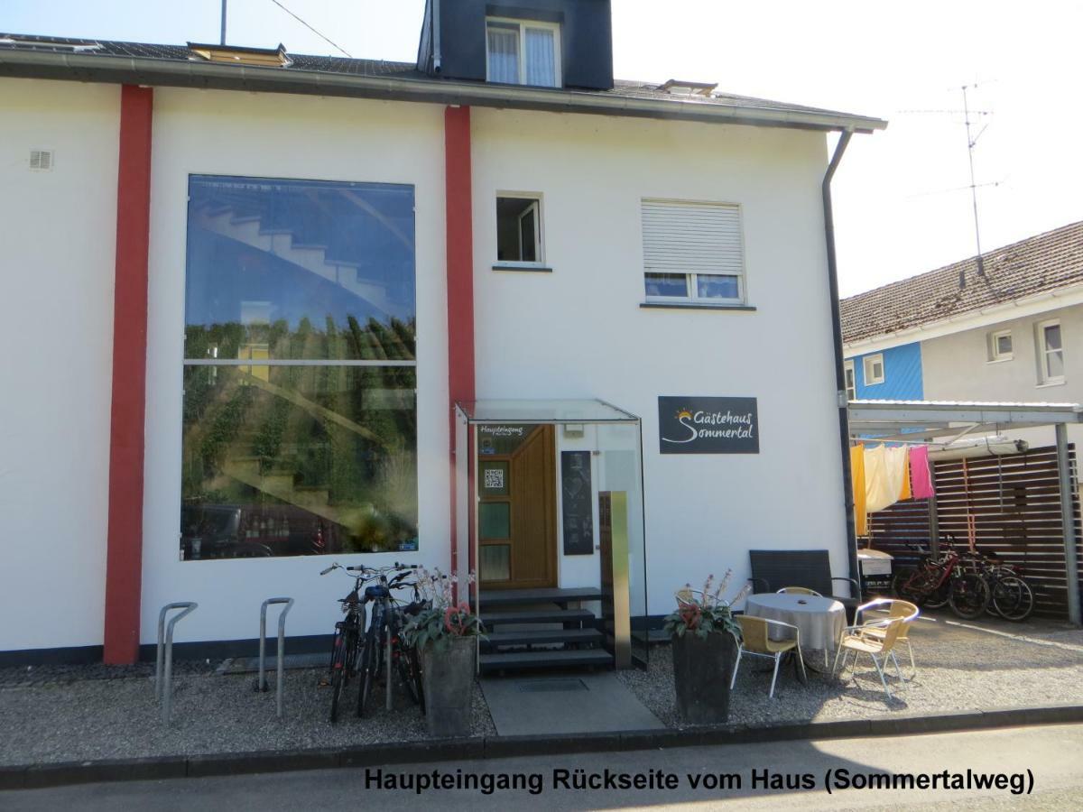 Gaestehaus Sommertal Mit Pool Im Garten, Eigener Parkplatz, 800M Zum Bodensee, 300M Zur Altstadt メーアスブルク エクステリア 写真